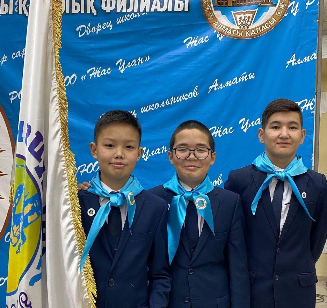 “Жас Ұлан” ұйымна қабылдау салтанаты өтті.