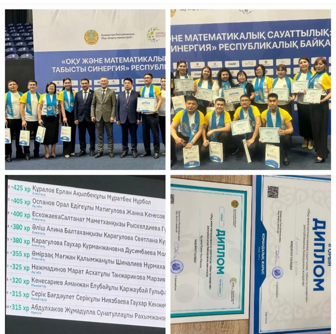 ҰСТАЗДАР – БІЛІМНІҢ ЧЕМПИОНДАРЫ!