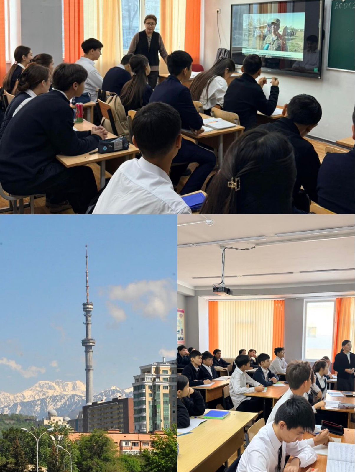 -11 сыныптарда “Алматы таза қала” бағдарламасының сабақтары тәрбие сағатына кіріктіріліп өткізілді.