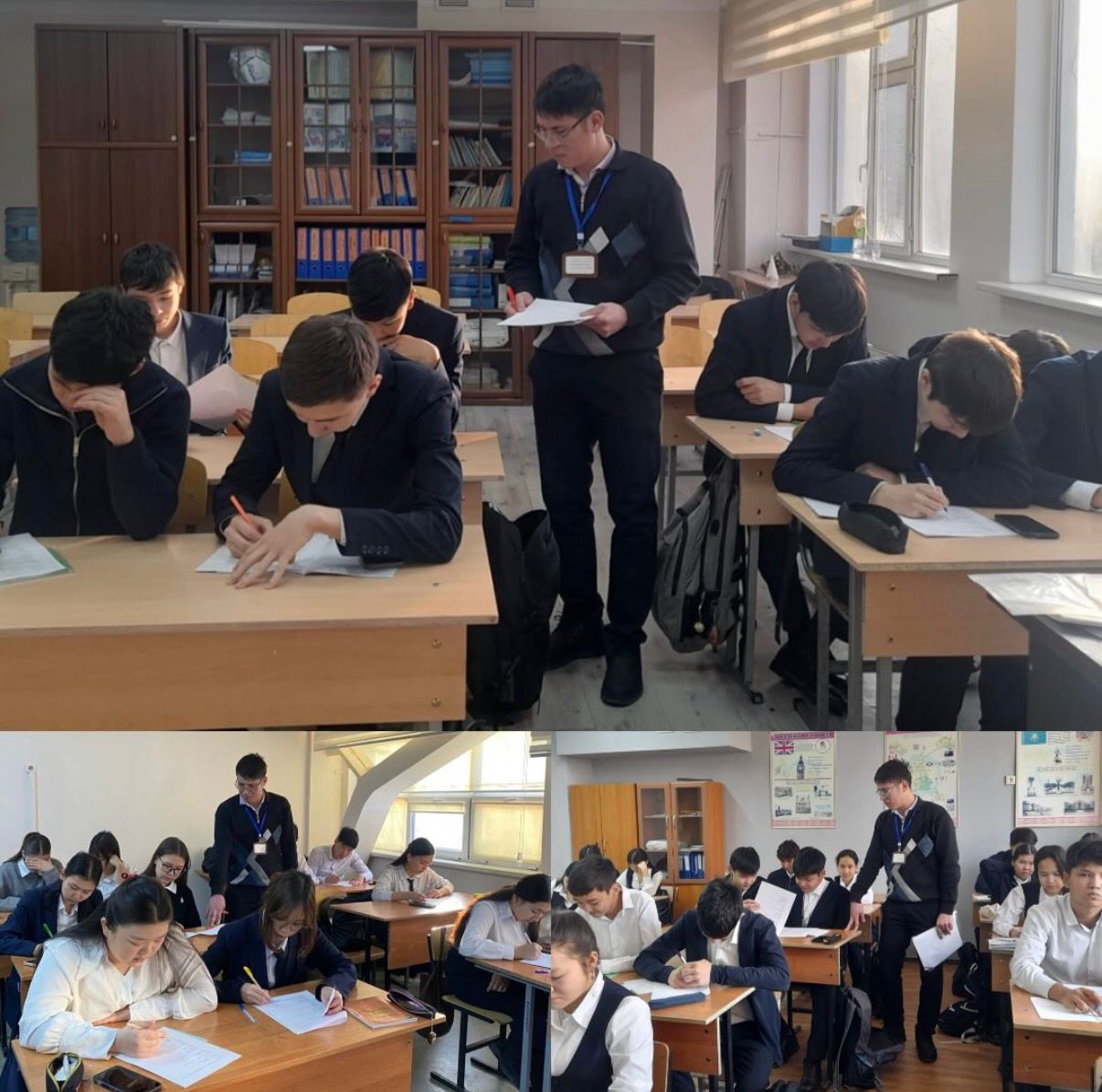 шов Тұрсынбек Серікұлы оқушыларға еңбекке баулу және мамандықтарын дұрыс таңдауға кеңес берді.