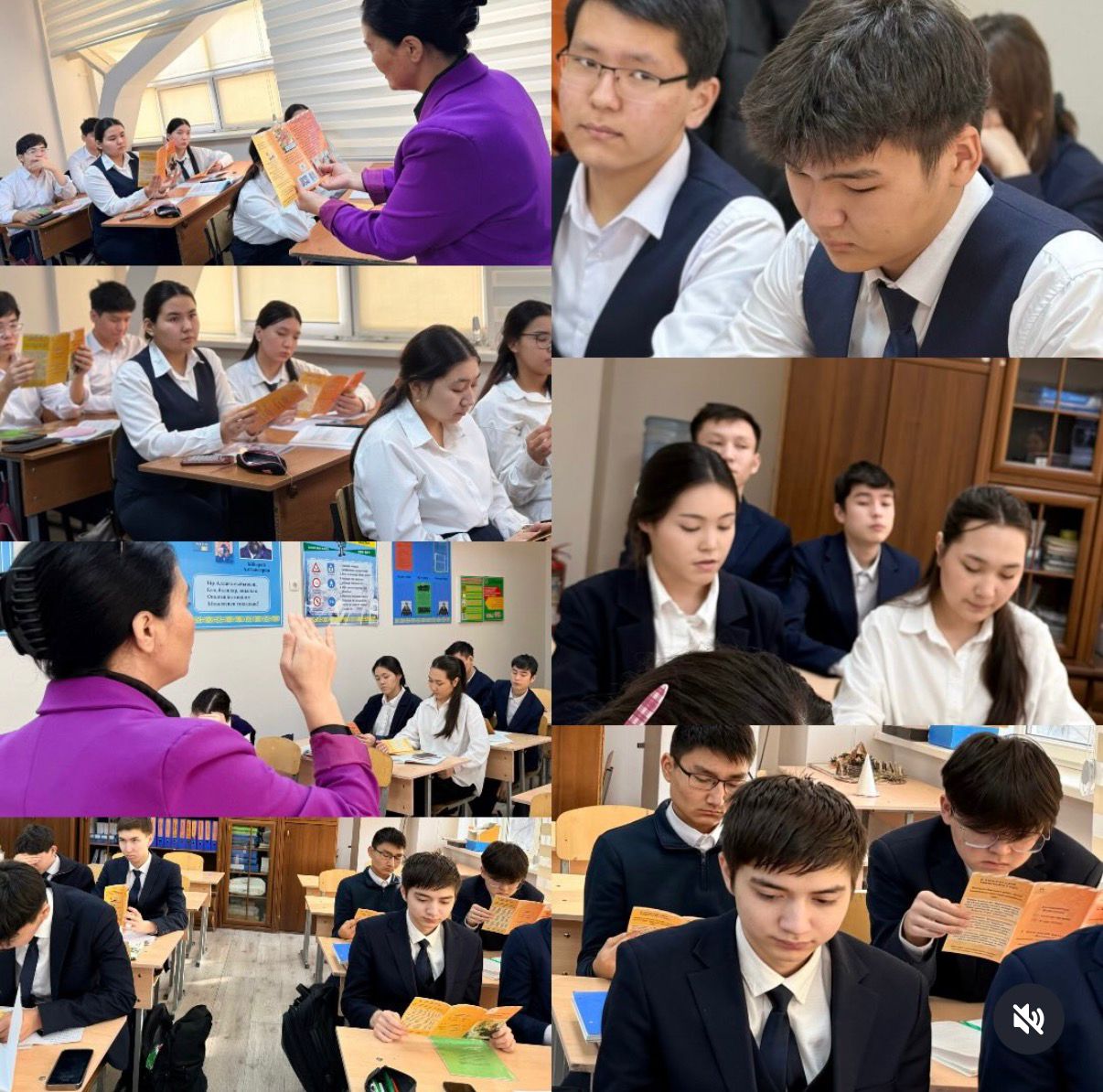 «Мен жалғыз емеспін», «Маған көмектесетін сөздер», «Құпия хабарлама», «Егер мен ашулансам.....», «Мен психологқа барсам...»тақырыптарында жоғары сынып оқушыларымен жүргізілген жаттығулар