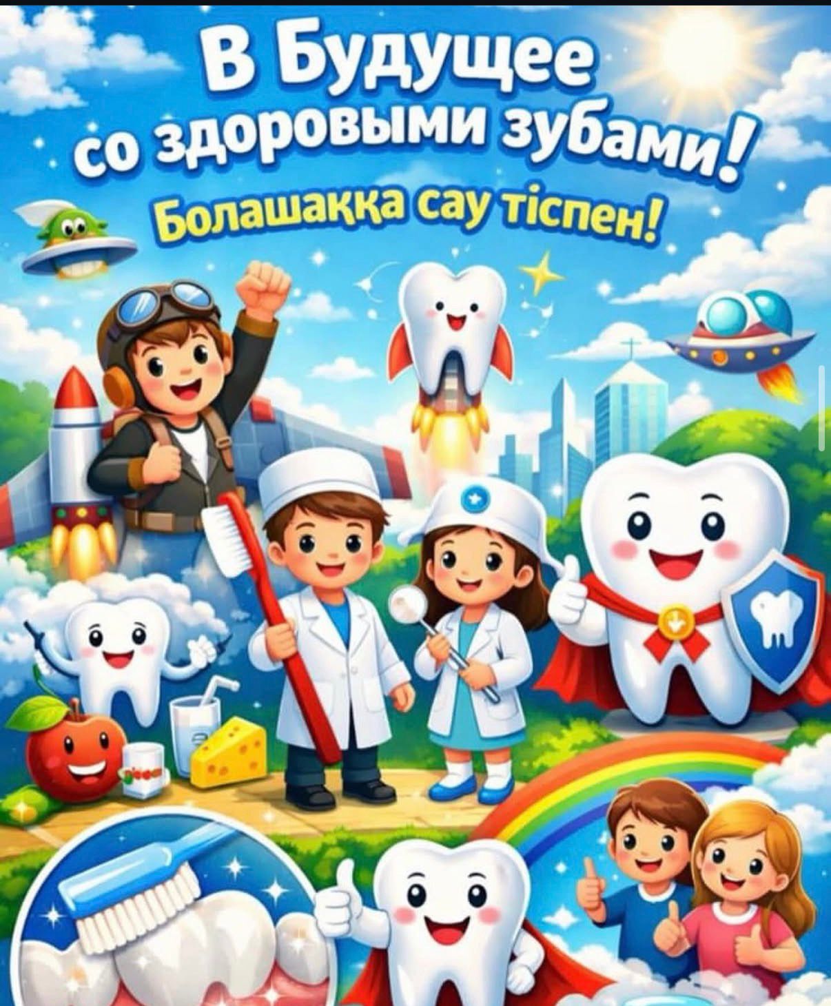«Болашаққа сау тіспен» атты медициналық түсіндірме жұмыстары өткізілді.